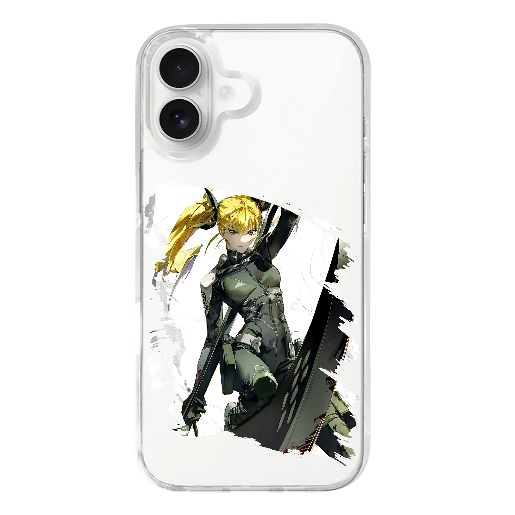 怪獣8号 グッズ,四ノ宮キコル - iPhone 17シリーズ 透明スマホケース – 薄型・耐衝撃・精密フィット保護カバー